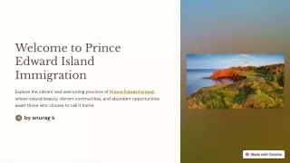 welcome to prince edward island immigration