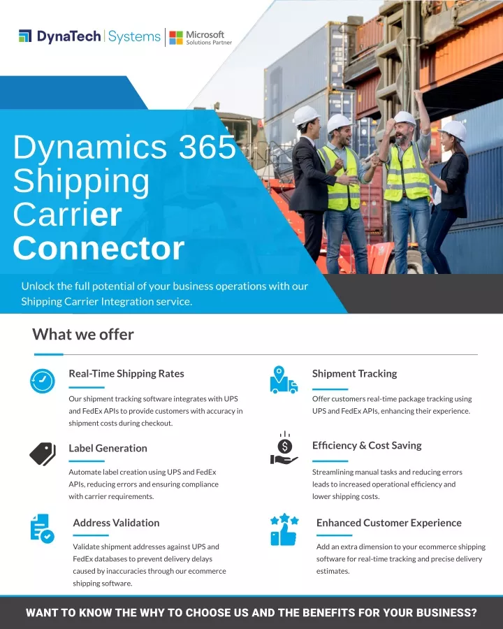 dynamics 365 shipping carri er connector