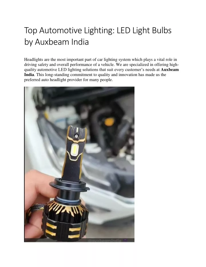 top automotive lighting led light bulbs