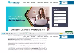 Official vs. Unofficial WhatsApp API Security and Compliance