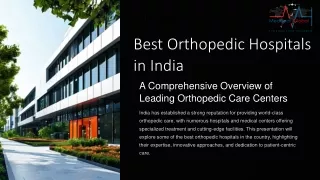 Best Orthopedic Hospitals in India