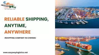 Shipping Company in Chennai | Easyway Logistics