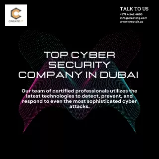 Top Cyber Security Company in Dubai | Create IT