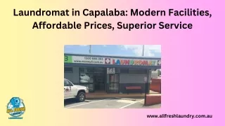 Laundromat in Capalaba Modern Facilities, Affordable Prices, Superior Service