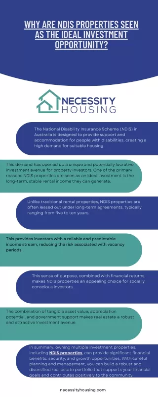 Why Are NDIS Properties Seen as the Ideal Investment Opportunity