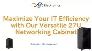 Maximize Your IT Efficiency with Our Versatile 27U Networking Cabinet