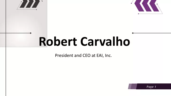 robert carvalho