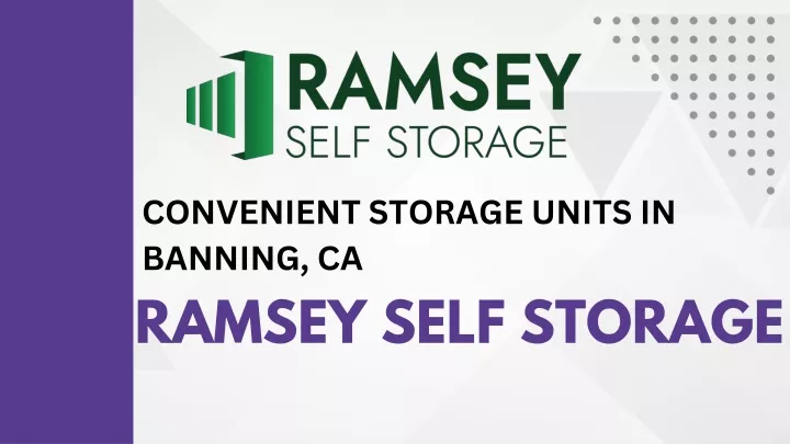 convenient storage units in banning ca