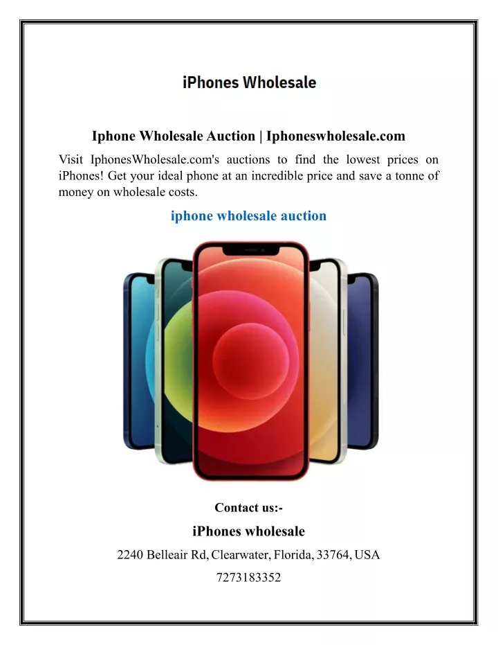 iphone wholesale auction iphoneswholesale com