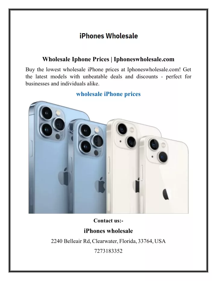 wholesale iphone prices iphoneswholesale com