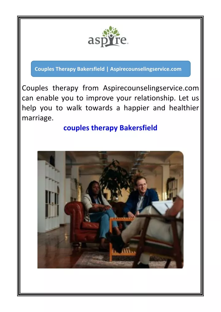 couples therapy bakersfield