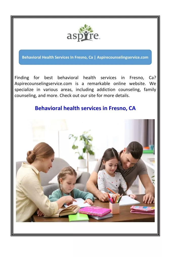 behavioral health services in fresno