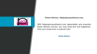 Flower Delivery  Naplespicassoflowers.com