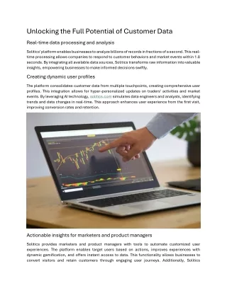 Unlocking the Full Potential of Customer Data