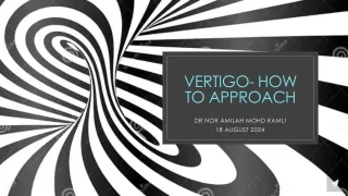 vertigo how to approach