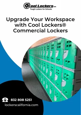 Upgrade Your Workspace with Cool Lockers® Commercial Lockers