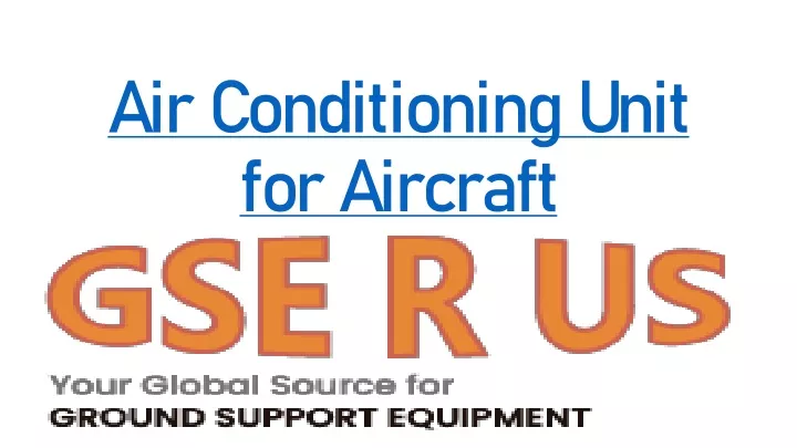 air conditioning unit for aircraft