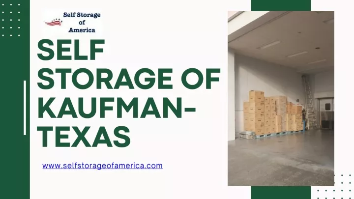 self storage of kaufman texas