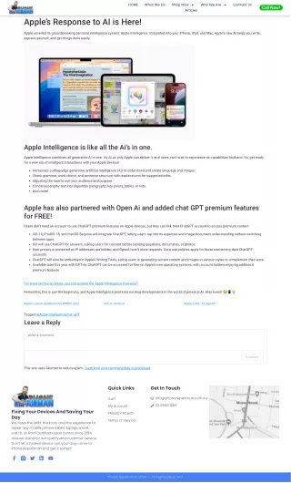 Apple’s Response to AI is Here!