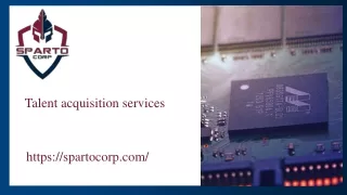 Expert Talent Acquisition Services | Sparto Corp