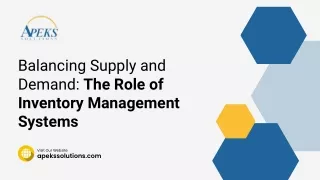 Optimizing Inventory Management: Balancing Supply & Demand with Advanced System