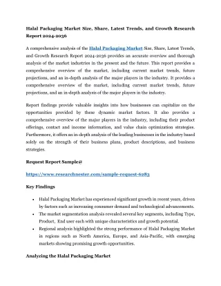 halal packaging market size share latest trends