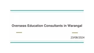 Overseas Education Consultants in Warangal (1)