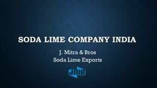 Soda Lime Company India - Sodalimeexport