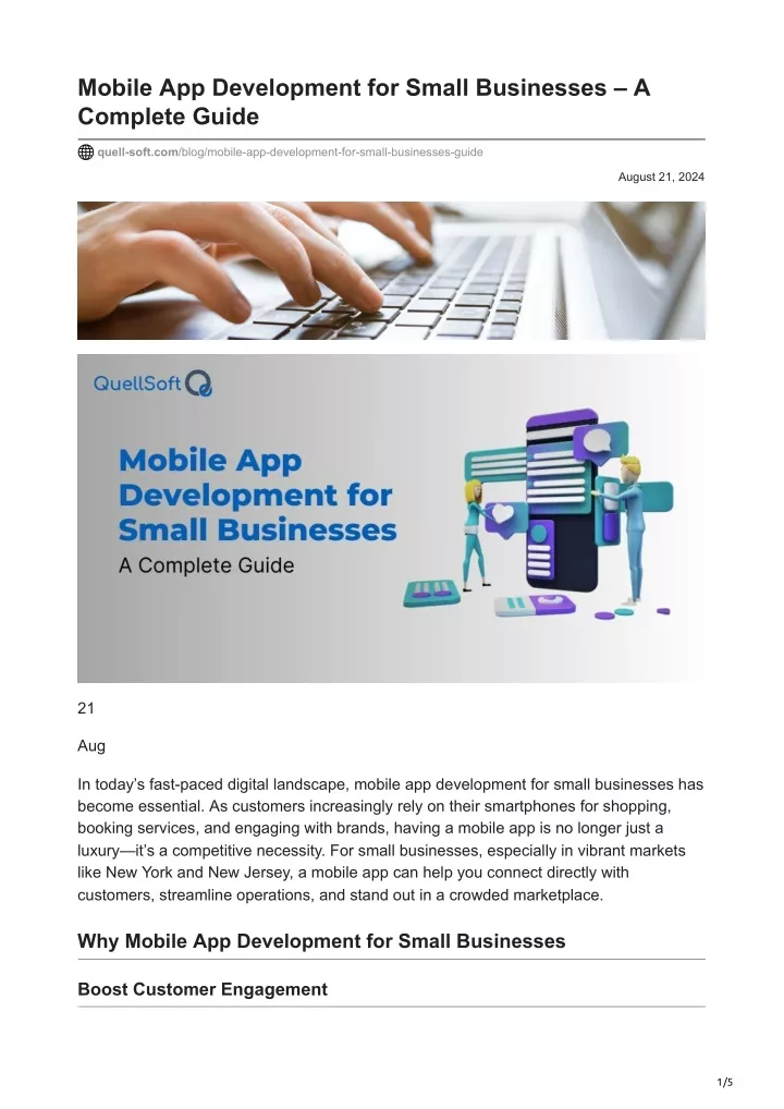 mobile app development for small businesses