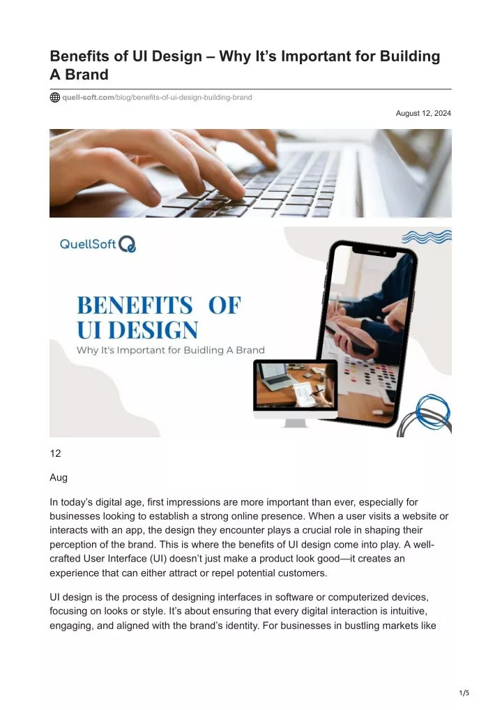 benefits of ui design why it s important