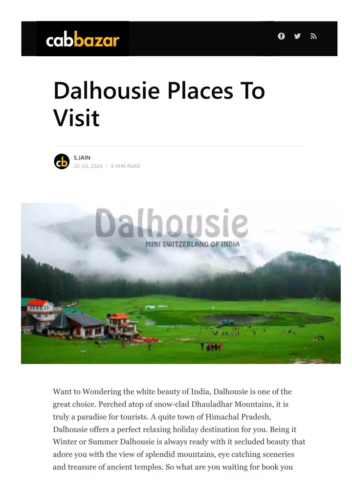 dalhousie places to visit