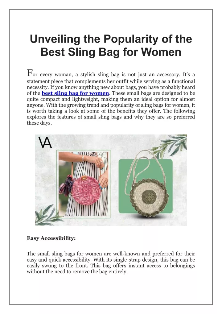 unveiling the popularity of the best sling