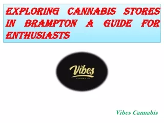 Cannabis store Brampton