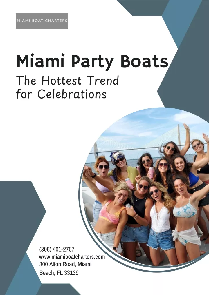 miami party boats