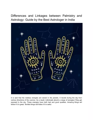 Guide by the Best Astrologer in India