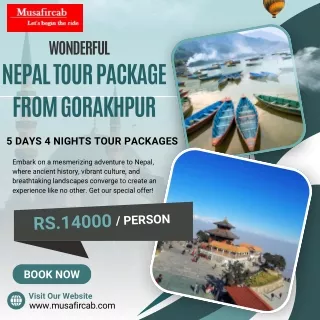 Nepal Tour Packages from Gorakhpur