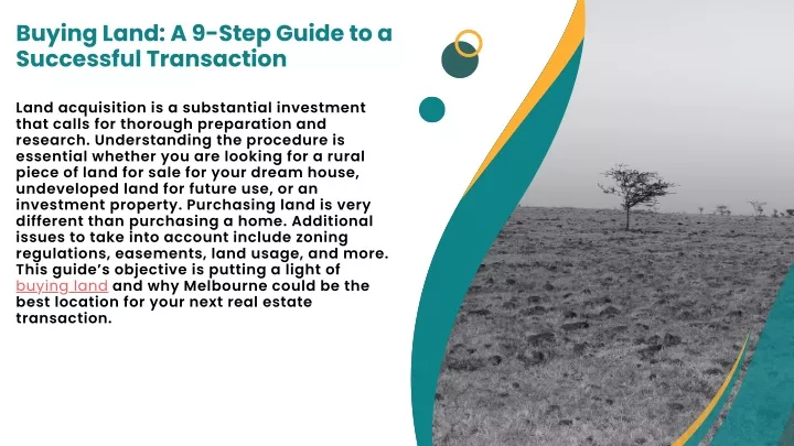 buying land a 9 step guide to a successful