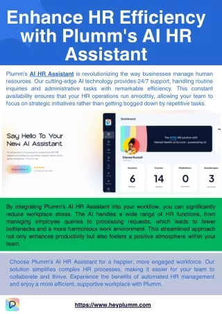 enhance hr efficiency with plumm s ai hr assistant
