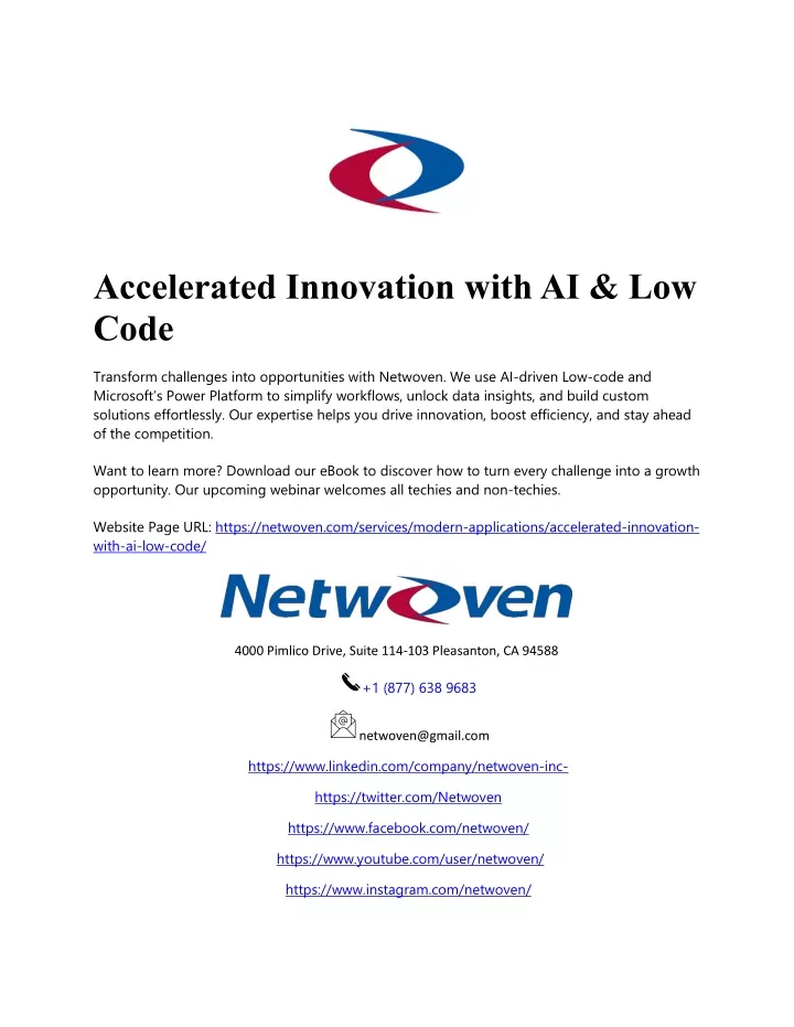 accelerated innovation with ai low code