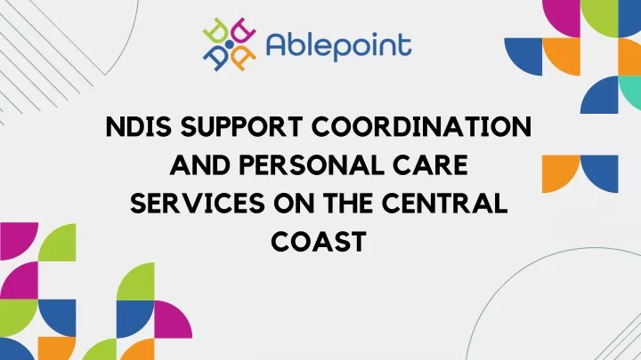 ndis support coordination and personal care