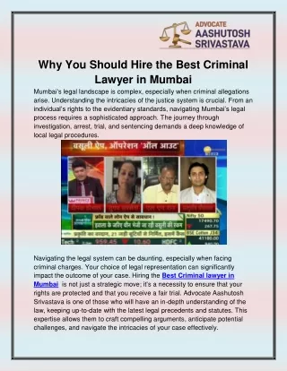 Best Criminal lawyer in Mumbai