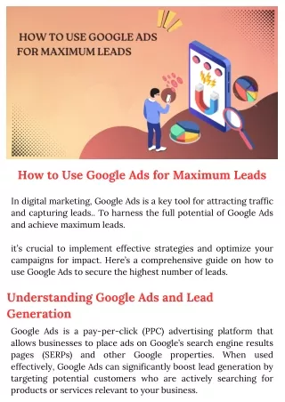 How to Use Google Ads for Maximum Leads