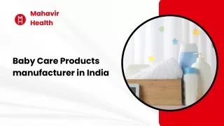 Baby Care Products manufacturer in India