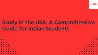 Study in the USA A Comprehensive Guide for Indian Students