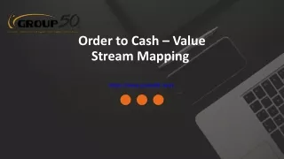 order to cash value stream mapping