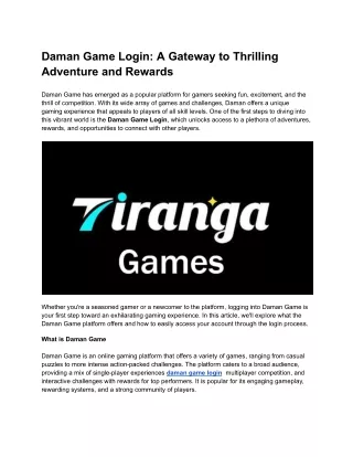 Tiranga app - Tiranga login - Tiranga Games
