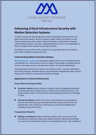 enhancing critical infrastructure security with