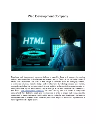 web development company