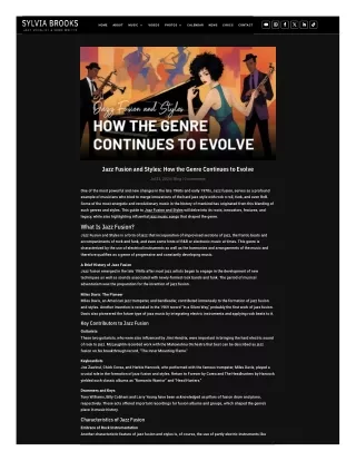 Jazz Fusion and Styles: How the Genre Continues to Evolve