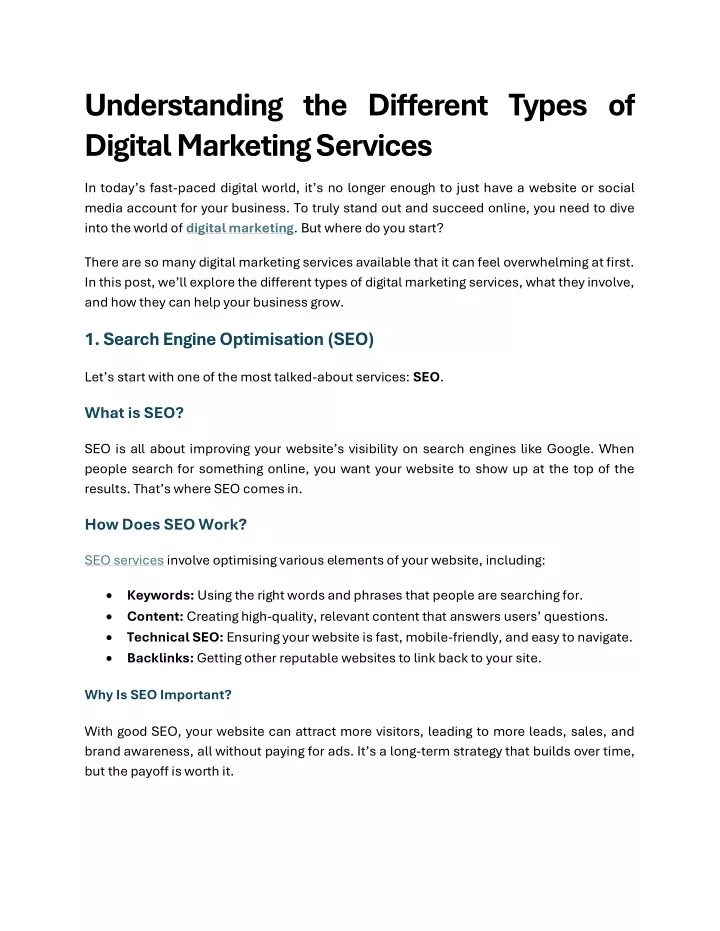 understanding the different types of digital